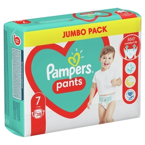 Pampers Pants pelene gaćice, vel. 7, 17+ kg, 38 kom