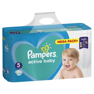 Pampers Active Baby pelene, vel. 5, 11-16 kg, 110 kom