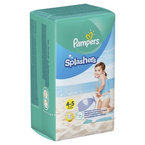 Pampers Splashers jednokratne pelene za kupanje, vel. 4-5, 9-15 kg, 11 kom
