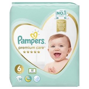 Pampers Premium Care pelene, vel. 6, 15+ kg, 38 kom