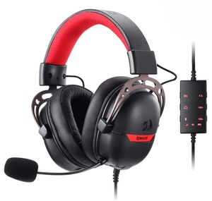 Redragon Aurora H376BR, gaming slušalice 7.1, žičane, crna