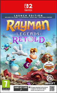 Rayman Legends Retold Launch Edition Game Key Card - Nintendo Switch 2