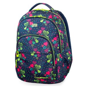 Školski ruksak, klasičan, CoolPack, Basic Plus, Lime Hearts