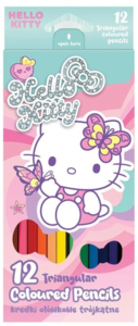 Drvene bojice, trokutaste, Hello Kitty, 12/1