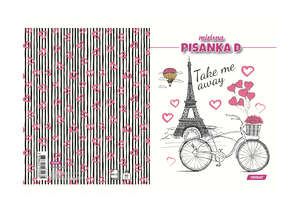 Pisanka D, TARGET mirisna, B5 linije, 48 lista, meki uvez
