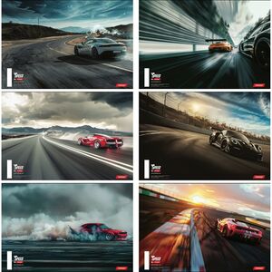 Set bilježnica, Target Speed, A4, linije, 54 lista, meki uvez, 10 KOM
