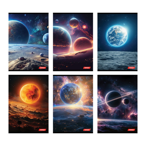 Set bilježnica, Target Space, A4, linije, 54 lista, meki uvez, 10 KOM