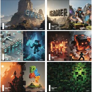 Set bilježnica, Target Gamer, A4, linije, 54 lista, meki uvez, 10 KOM