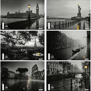 Set bilježnica, Target City Light, A4, kvadratići 54 lista, meki uvez, 10 KOM