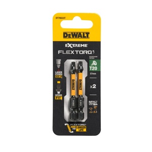 DeWalt Extreme Flextorq vijčani bitovi, 57mm, T20, DT70533T, 2 kom