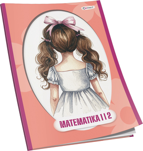 Pisanka matematika za 1 i 2 razred Premium Connect Girl, B5 kvadratići, 24 lista, meki uvez