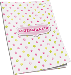 Pisanka matematika za 3 i 4 razred Connect Girl+ Soft, B5 kvadratići, 52 lista, meki uvez