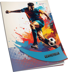 Pisanka Premium Connect boy, B5 geometrija, 16 listova, meki uvez