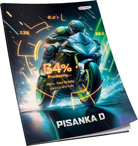 Pisanka D Premium Connect Boy, B5 linije, 48 listova, meki uvez