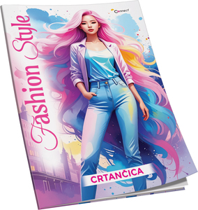 Crtančica Soft+ Premium Connect Girl, B5 linije, 24 listova, meki uvez