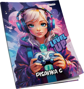 Pisanka C za 2 i 3 razred Premium Connect Girl, B5 linije, 24 listova, meki uvez
