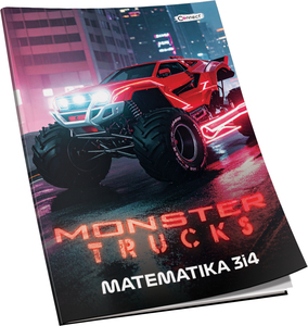 Pisanka matematika za 3 i 4 razred Premium Connect Boy, B5 kvadratići, 48  lista, meki uvez