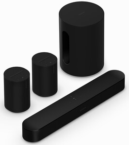 Sonos kućno kino, set, crna