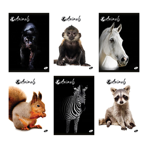 Set bilježnica Animal Elisa, A4 linije, 42 lista, meki uvez, 10 KOM