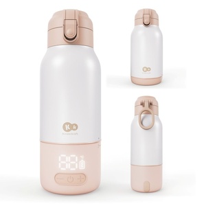 Kinderkraft GAJA prijenosni grijač bočica/termosica s baterijom 500 ml, Beige