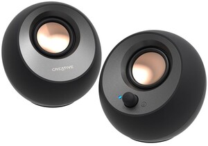 Creative Pebble V3, zvučnici, 2.0, 8W, USB C, Bluetooth, crni