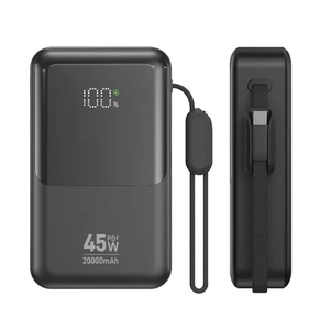 MaxMobile prijenosni punjač 45W, PB076001, 20000mAh, TYPE-C TYPE C,crni