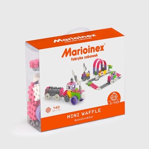 Marioinex Mini Waffle konstruktor 140 kom, roza
