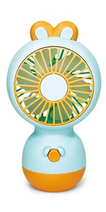 Mini ventilator "S ušima", plavo narančasti