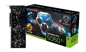 Grafička kartica Gainward, nVidia GeForce RTX 5060 Ti Python III OC 16GB GDDR7, PCIe 5.0, 3x DP, 1x HDMI (NE7506TS19T1-GB2061T)