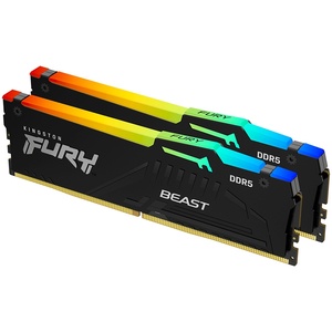Memorija Kingston 32GB (2x16) DDR5 5600MHz, CL36, FURY Beast RGB, DIMM