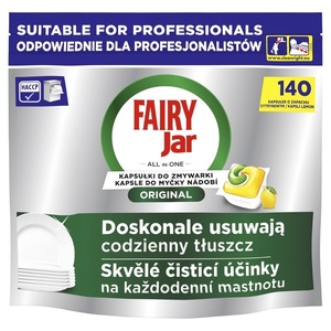 JAR PROFESSIONAL Lemon, kapsule za strojno pranje posuđa, 140 kom