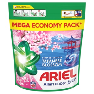 Ariel Japanese Blossom, kapsule za pranje rublja, 60 kom
