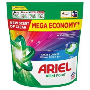 Ariel Color Fresh, kapsule za pranje rublja, 60 kom