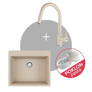 Franke Set Maris MRG 610-54 FTL sudoper + LINA J DOCCIA slavina, Avena