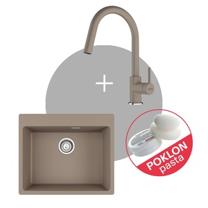 Franke Set Maris MRG 610-54 FTL sudoper + LINA J DOCCIA slavina, Kašmir