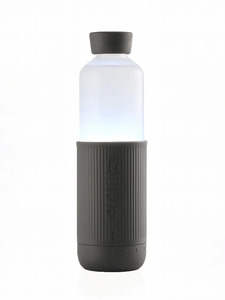 EQUA Glow boca, staklena boca + silikonska navlaka, senzor, 750ml, Dark
