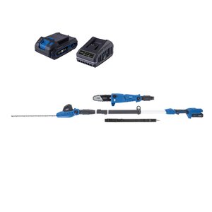 SCHEPPACH akumulatorski višenamjenski vrtni uređaj 2-u-1 C-PHTS410-X - SET S