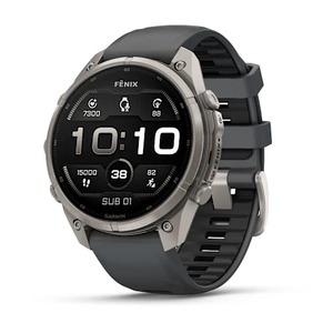 Garmin fēnix 9 Pro, 47 mm AMOLED Titanium Graphite/Black, 010-04336-26, pametni sat