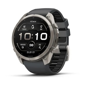 Garmin fēnix 9 Pro, 51 mm AMOLED Titanium Graphite/Black, 010-04337-26, pametni sat