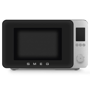 Smeg kombinirana mikrovalna pećnica MOC02BLMEU Collezione, crna