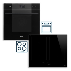 Smeg set pećnica SOP6102TB3 Linea + indukcijska ploča za kuhanje SIM3644D Classica