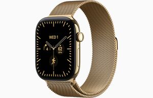Apple Watch Series 12, MJGU4WF/A,  GPS + Cellular 46mm S/M Radiant Gold Titanium Case with Radiant Gold Milanese Loop, pametni sat
