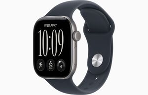 Apple Watch Series 12, MJE94ET/A,  GPS 42mm M/L Space Grey Aluminium Case with Navy Blue Sport Band, pametni sat