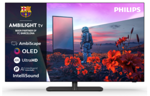 Philips 65" OLED TV 65OLED811/12, 4K UHD, Ambilight, Titan OS Smart TV, P5 AI Picture Engine, Dolby Vision & Dolby Atmos