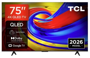 TCL 75" QLED TV 75P7L, 4K UHD, Google Smart TV, Dolby Vision & Dolby Atmos, HDR10+