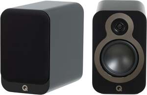 Q Acoustics 3020c bookshelf zvučnici, Satin Black, par