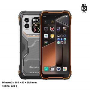 Blackview XPLORE X1 Pro 12GB/256GB 5G crno-narančasti, mobitel s FLIR termalnom kamerom