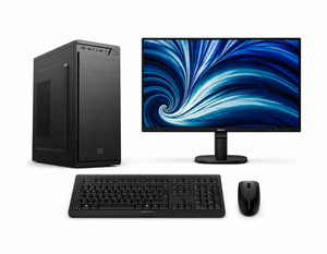 Cratos BTS Full Suit 4, Intel i5-14400, 16GB DDR4, 512GB NVMe SSD, Intel UHD, Windows 11 Pro, tipkovnica/miš/monitor, stolno računalo