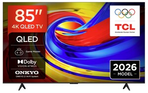 TCL 85" QLED TV 85P7L, Premium 4K, Google TV, Dolby Vision & Atmos, HDR10+