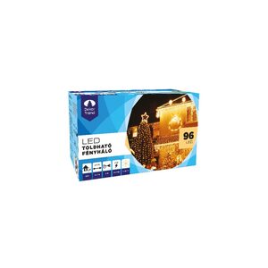 DEKORTREND KONTAKT vanjska LED svjetlosna mreža 2 x 1 m, 96 LED, toplo bijela